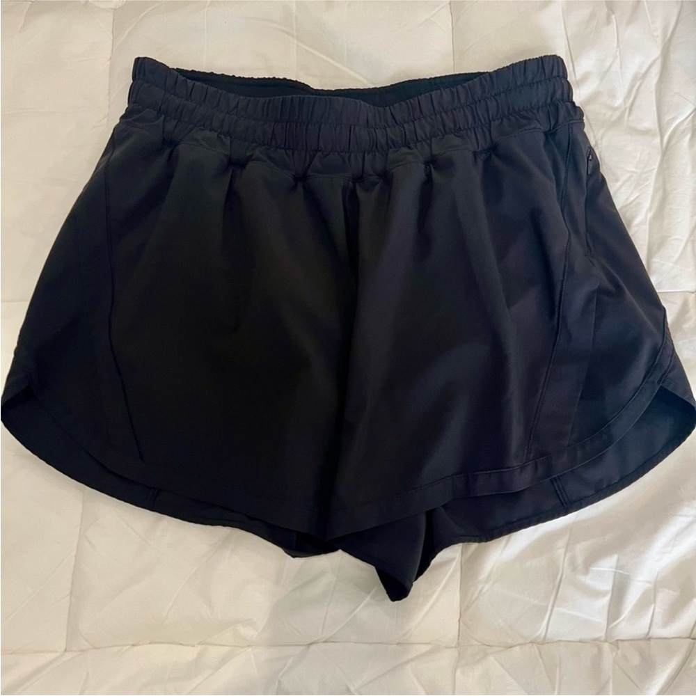 Lululemon Track That Mid-Rise Short 5" black size 12